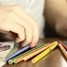 choosing pencil crayons