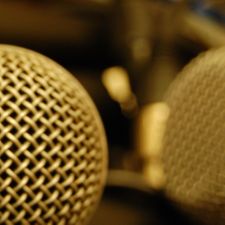 A collection of microphones