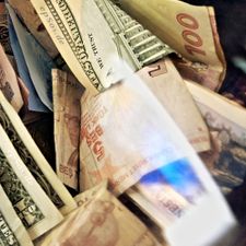 Forex Money for Exchange in Currency Bank